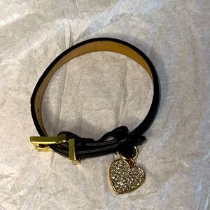Juicy Couture Leather Bracelet with Charm